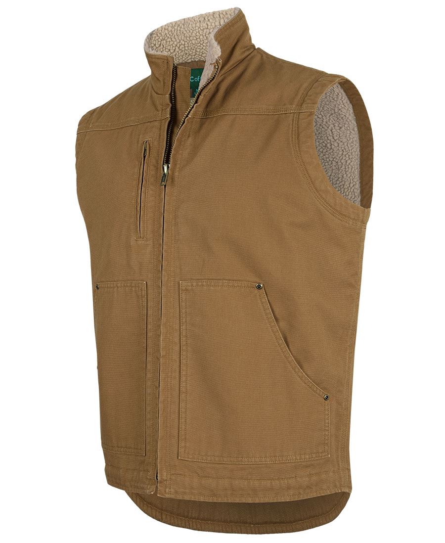 C of C Barn Vest – Camel