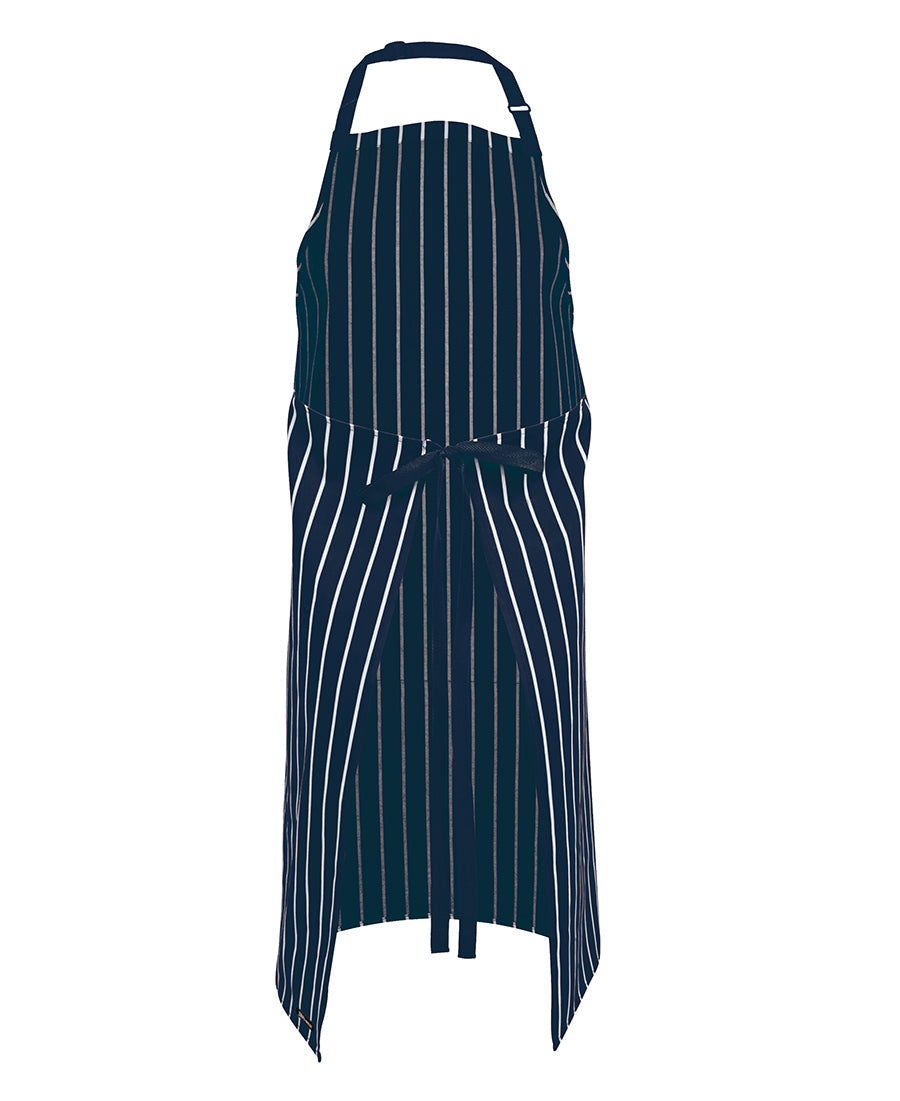 BUTCHER Striped Bib Apron with Pocket