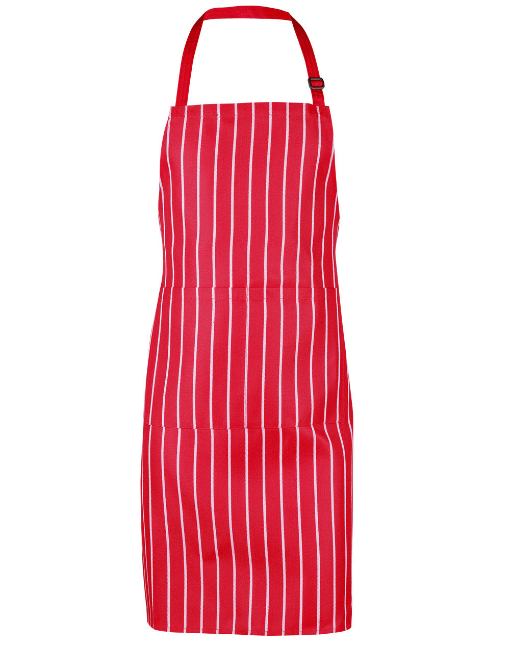 BUTCHER Striped Bib Apron with Pocket - AP04