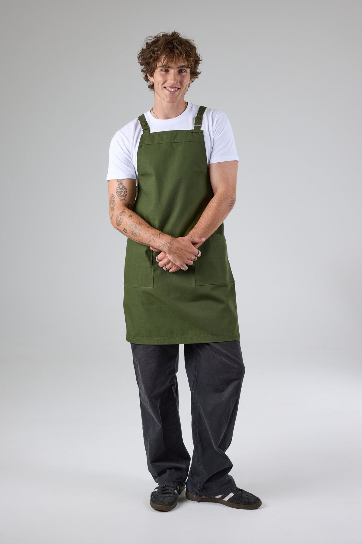 Lockharte Cross Back Apron Bundle - MIL apron with MIL straps - view 6