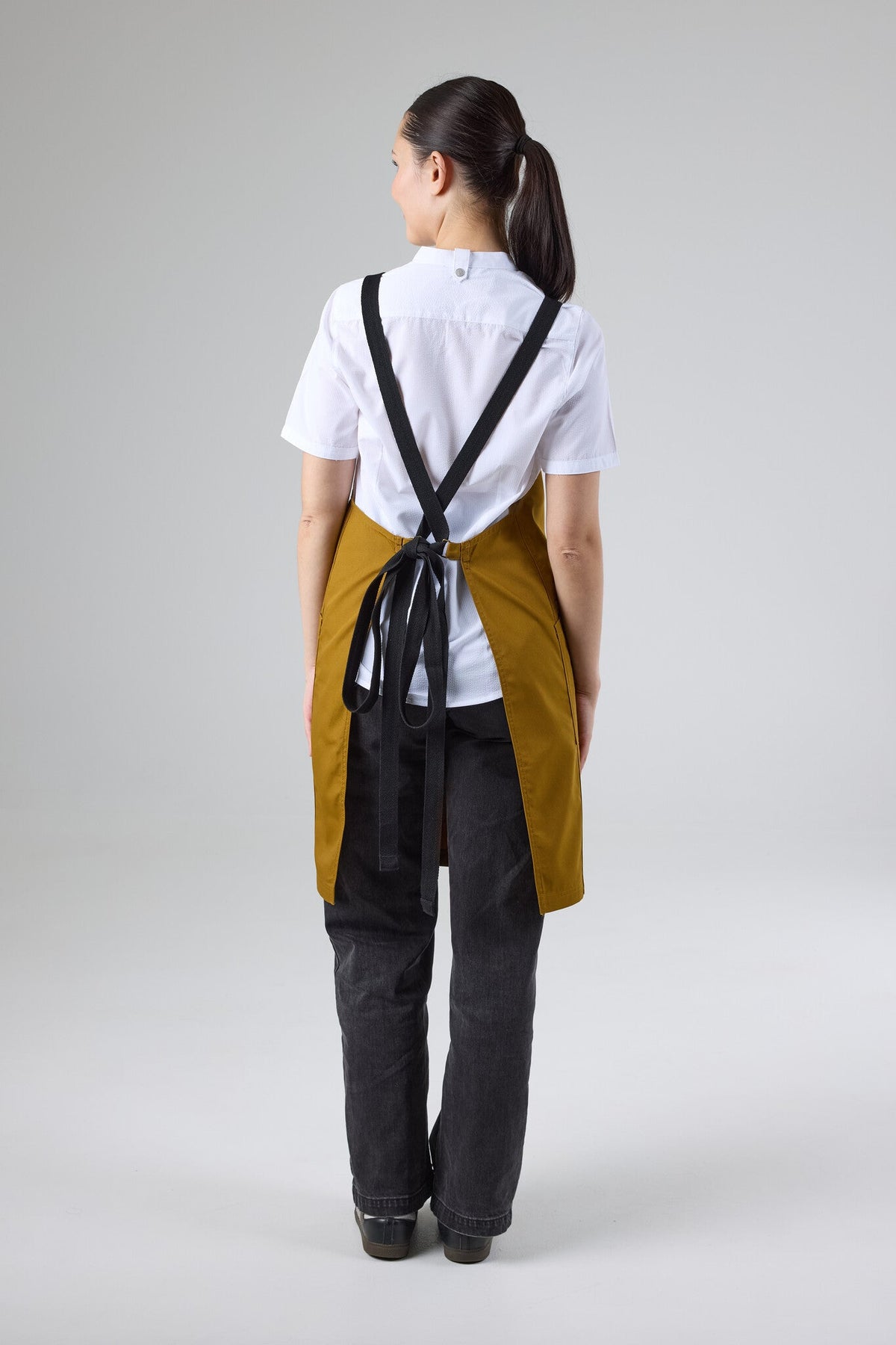 Lockharte Cross Back Apron Bundle - MUS apron with BLK straps - view 74