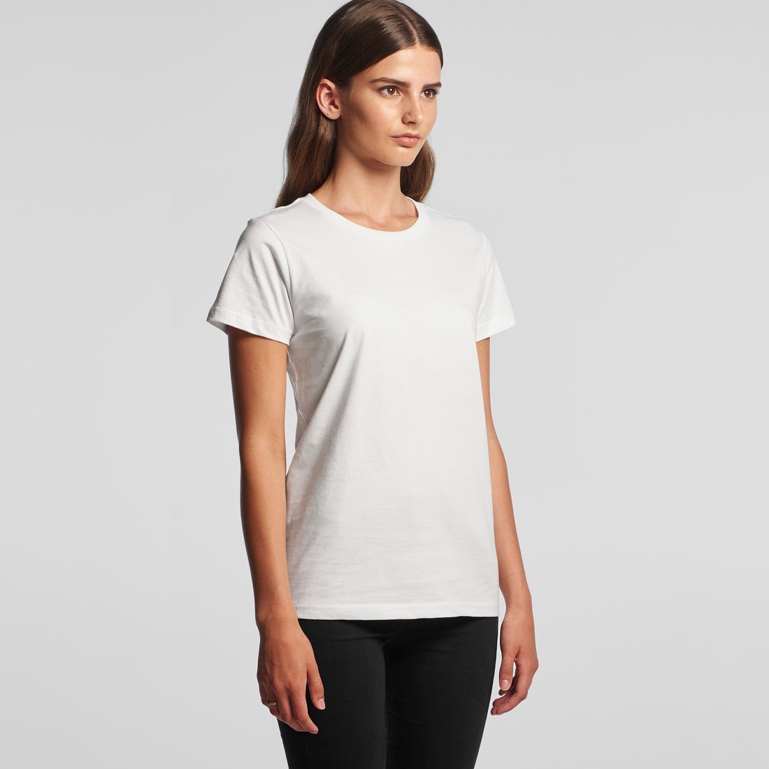 AS COLOUR MAPLE Womens Premium Crew Neck T-Shirt