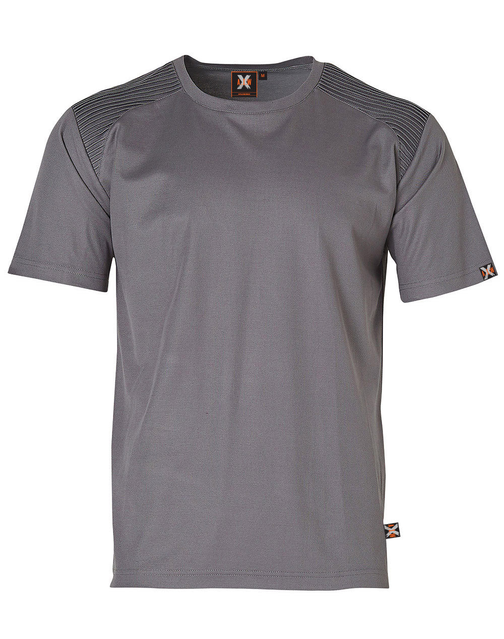 TS209 unisex TrueDry shoulder panel T-shirt — Steel Grey