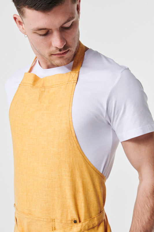 CLEMENTINE Bib Apron - Cotton/Linen