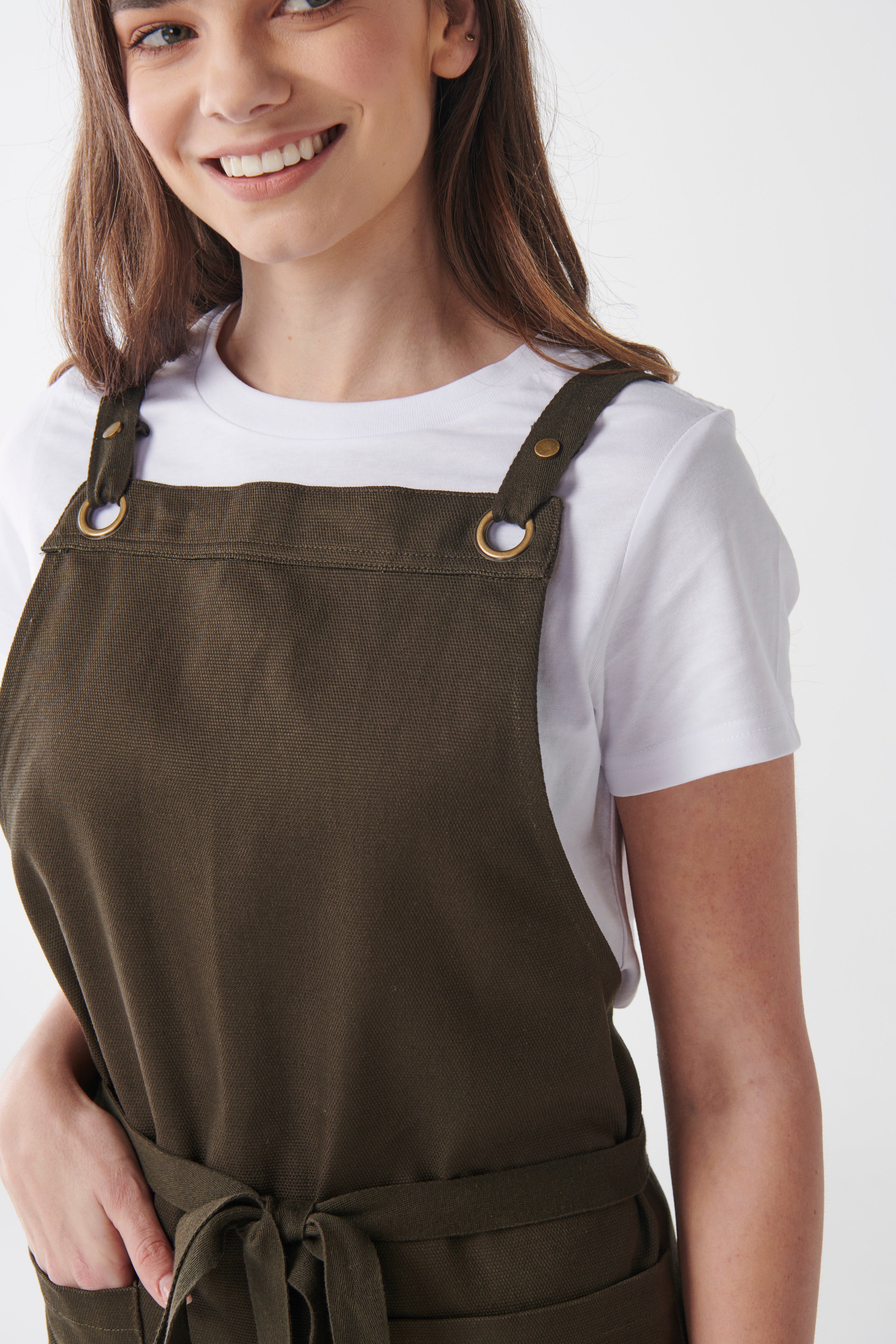 ASPEN Bib Apron - Duck Canvas