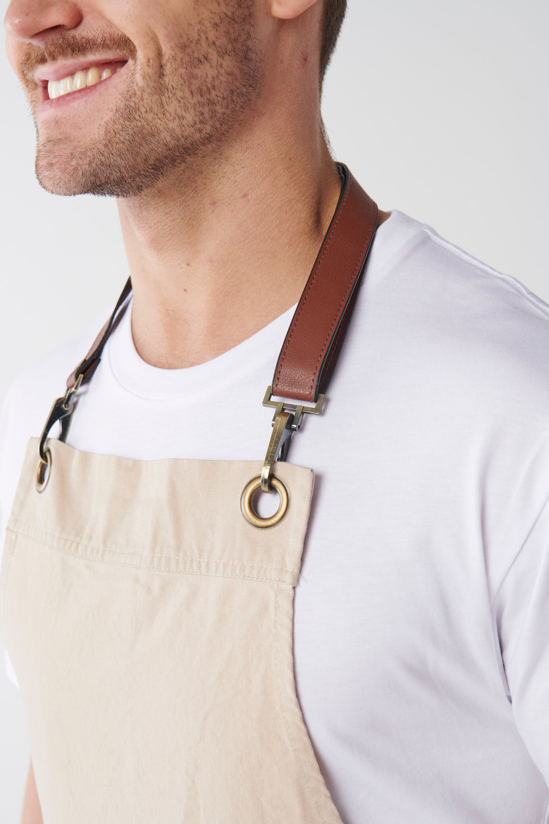 ORLANDO - PU Leatherette Neck Strap with Lobster Clips