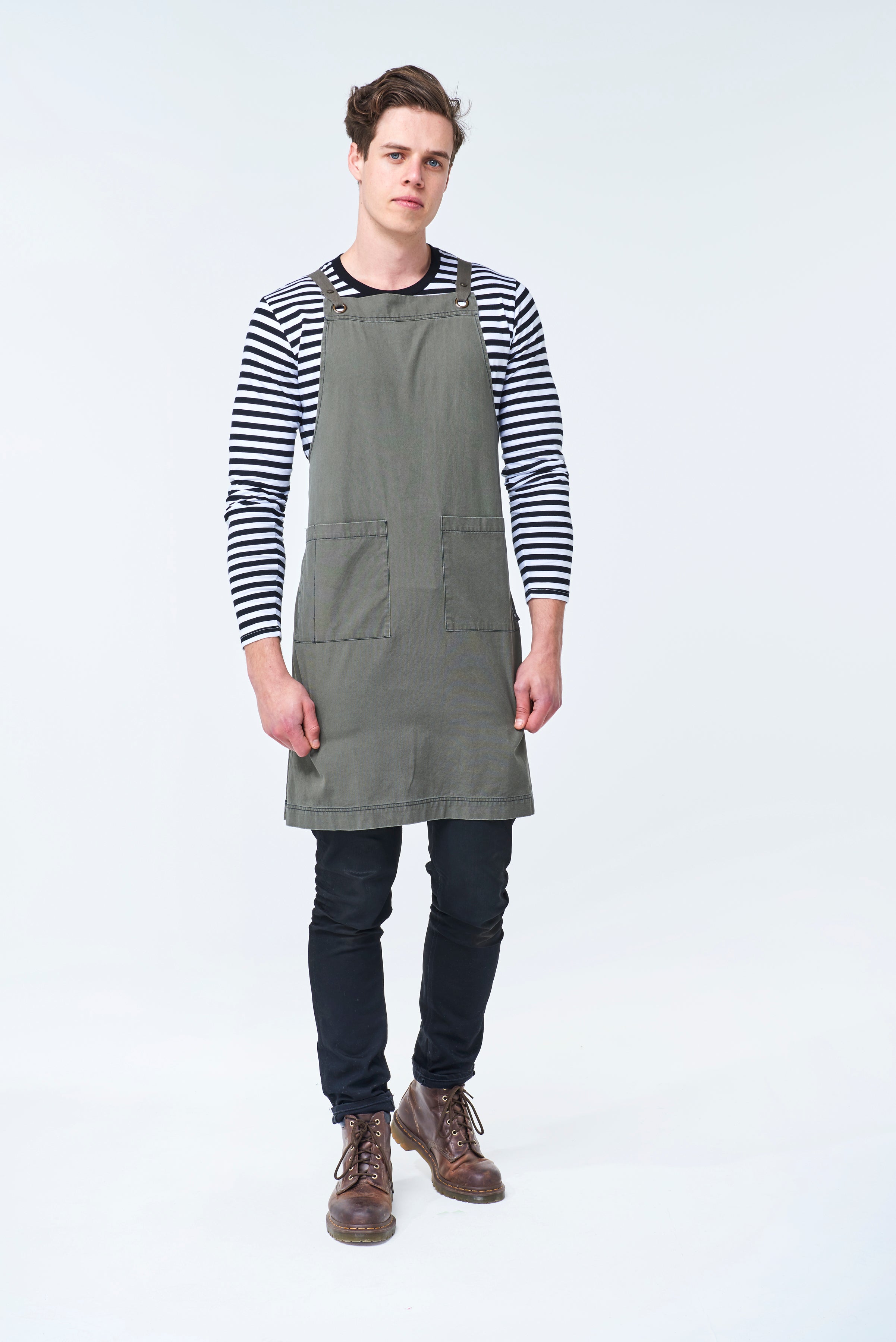 ARCHIE Bib Apron - Cotton Canvas