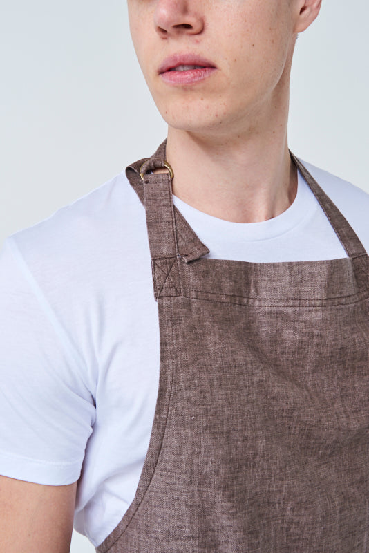 CLEMENTINE Bib Apron - Cotton/Linen