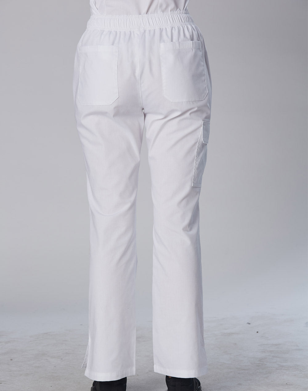 Ladies Functional Chef Pants — Model Back