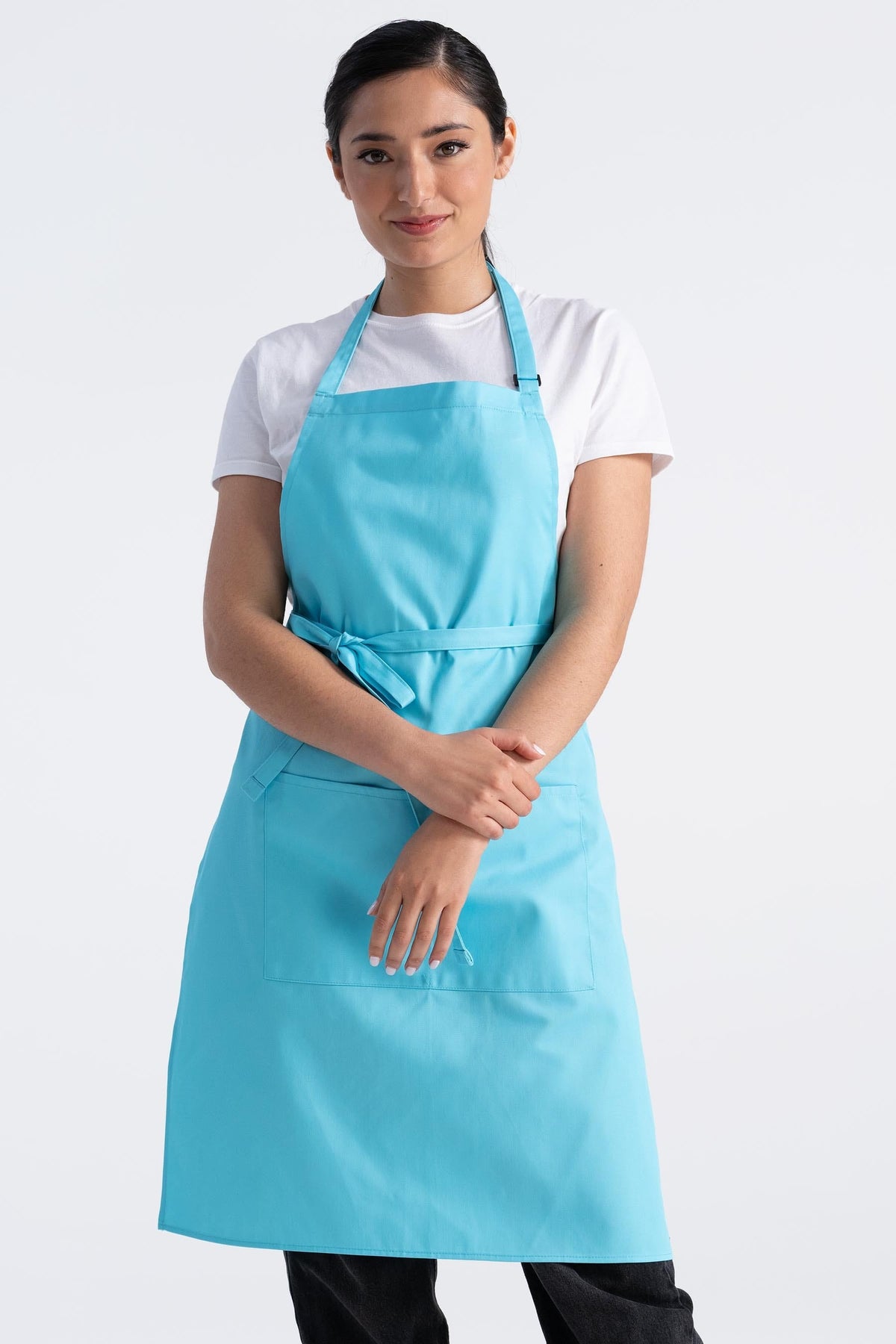 Chef Works Bib Apron – F8 - Turquoise