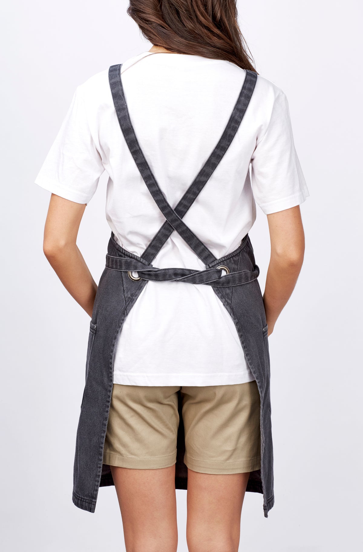 Louie Stonewashed Denim Bib Apron