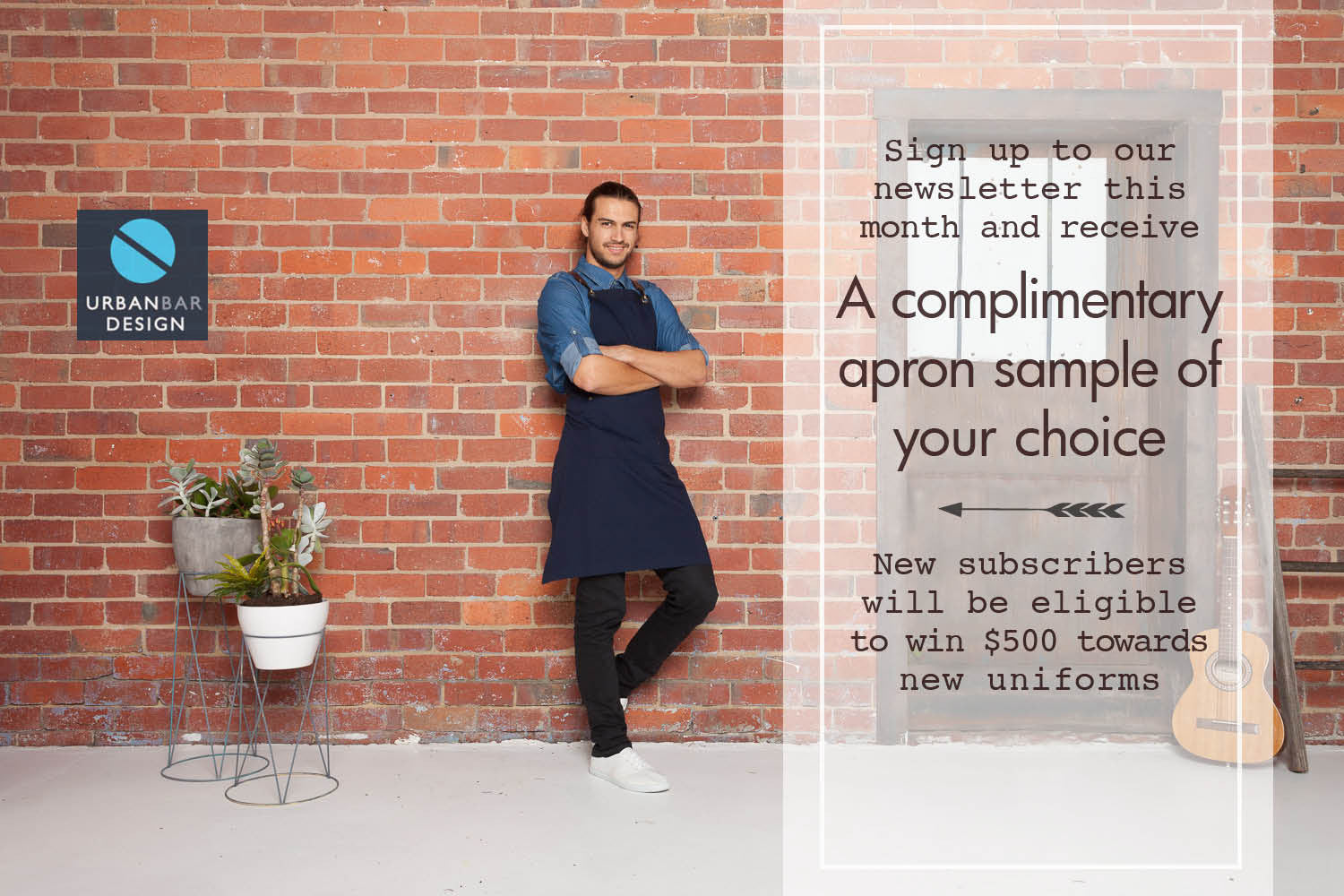 Sign Up & Get a FREE Apron