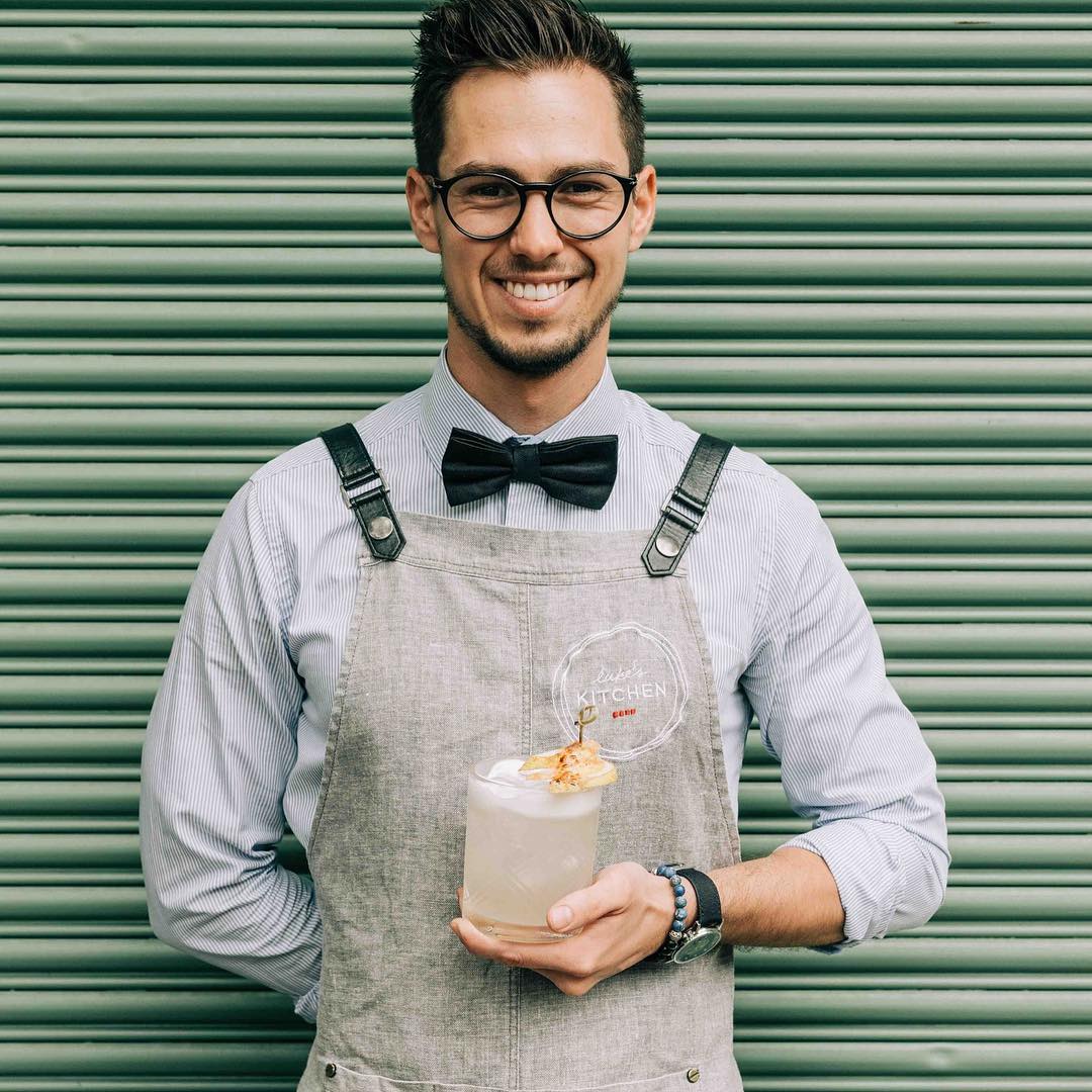 Personalised Apron Showcase - Theodore Taupe Linen