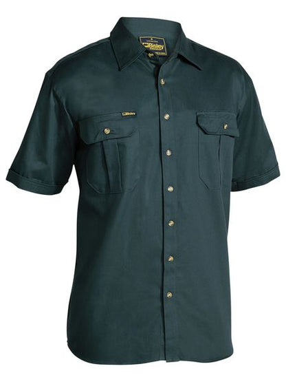 Original Cotton Drill Shirt - Short Sleeve - Bottle