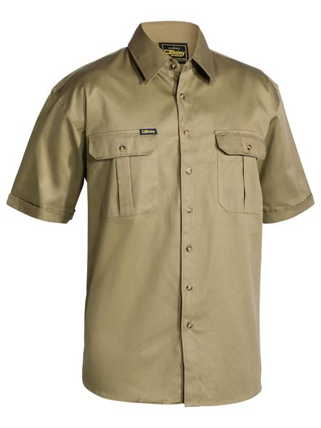 Original Cotton Drill Shirt - Short Sleeve - Black