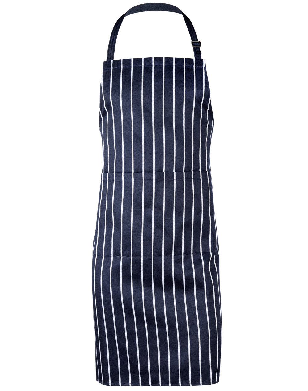 BUTCHER Striped Bib Apron with Pocket - AP04