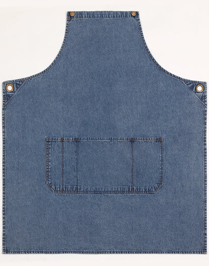 East Village Denim Bib Apron