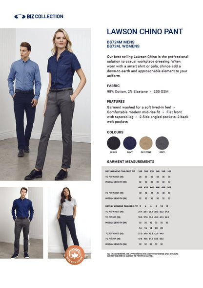 Womens Lawson Chino Pant BS724L