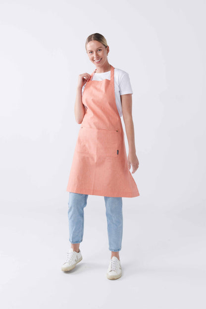CLEMENTINE Bib Apron - Cotton/Linen