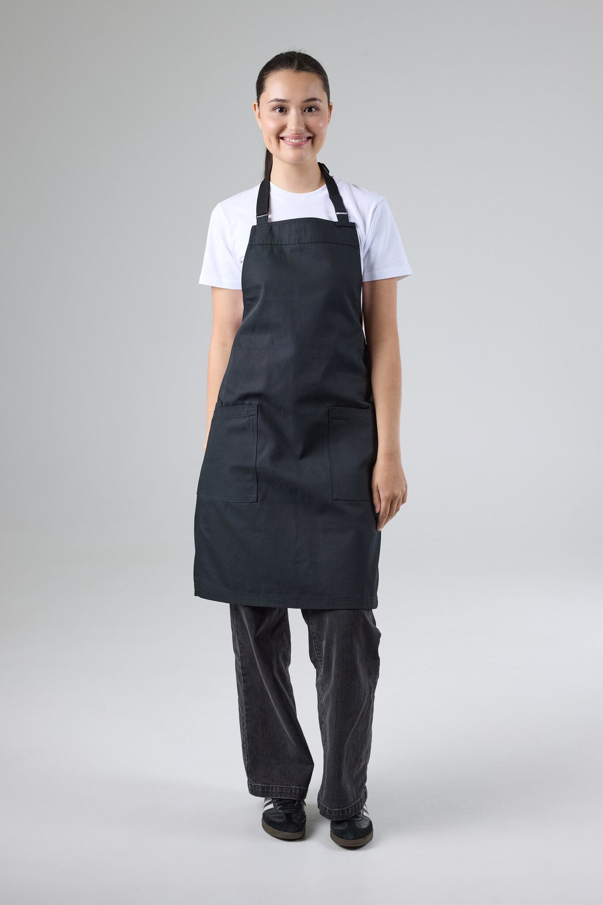 Lockharte Bib Apron - BLK - view 1