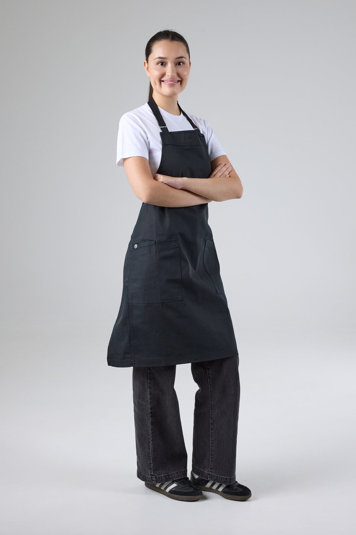 Lockharte Bib Apron - BLK - view 3