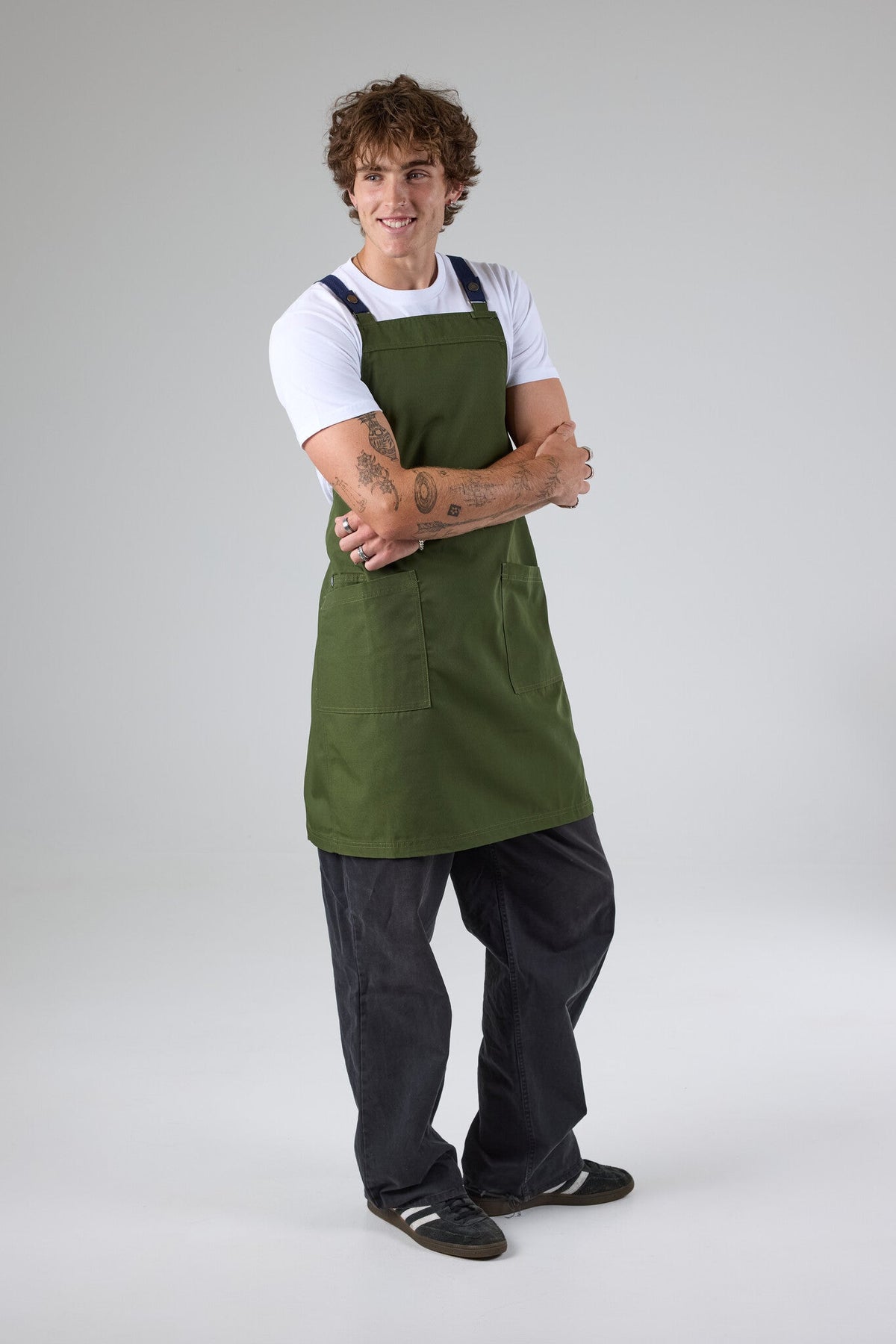 Lockharte Cross Back Apron Bundle - MIL apron with DNA straps - view 60