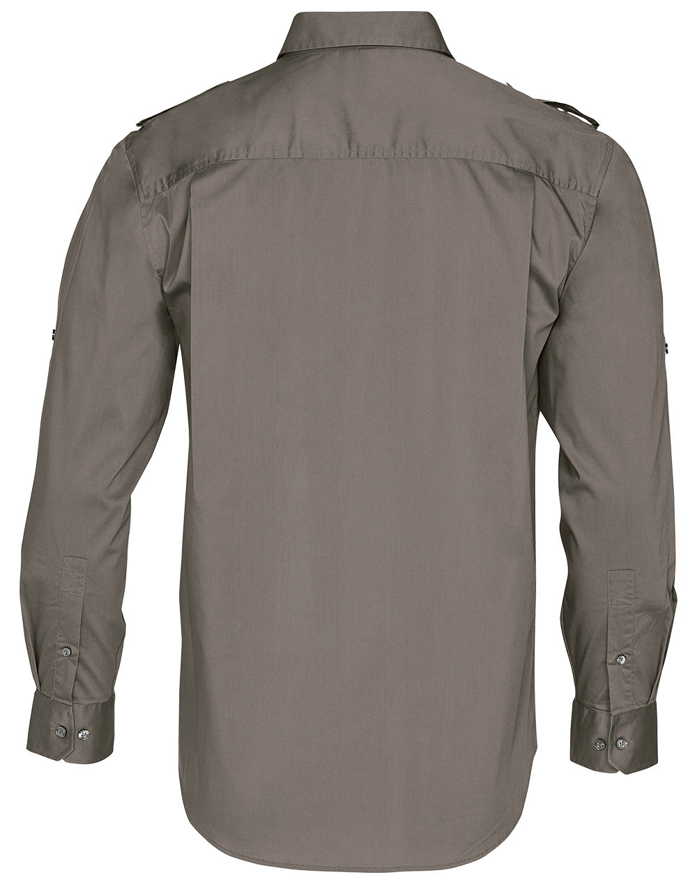 M7912 BENCHMARK MENS LONG SLEEVE MILITARY SHIRT