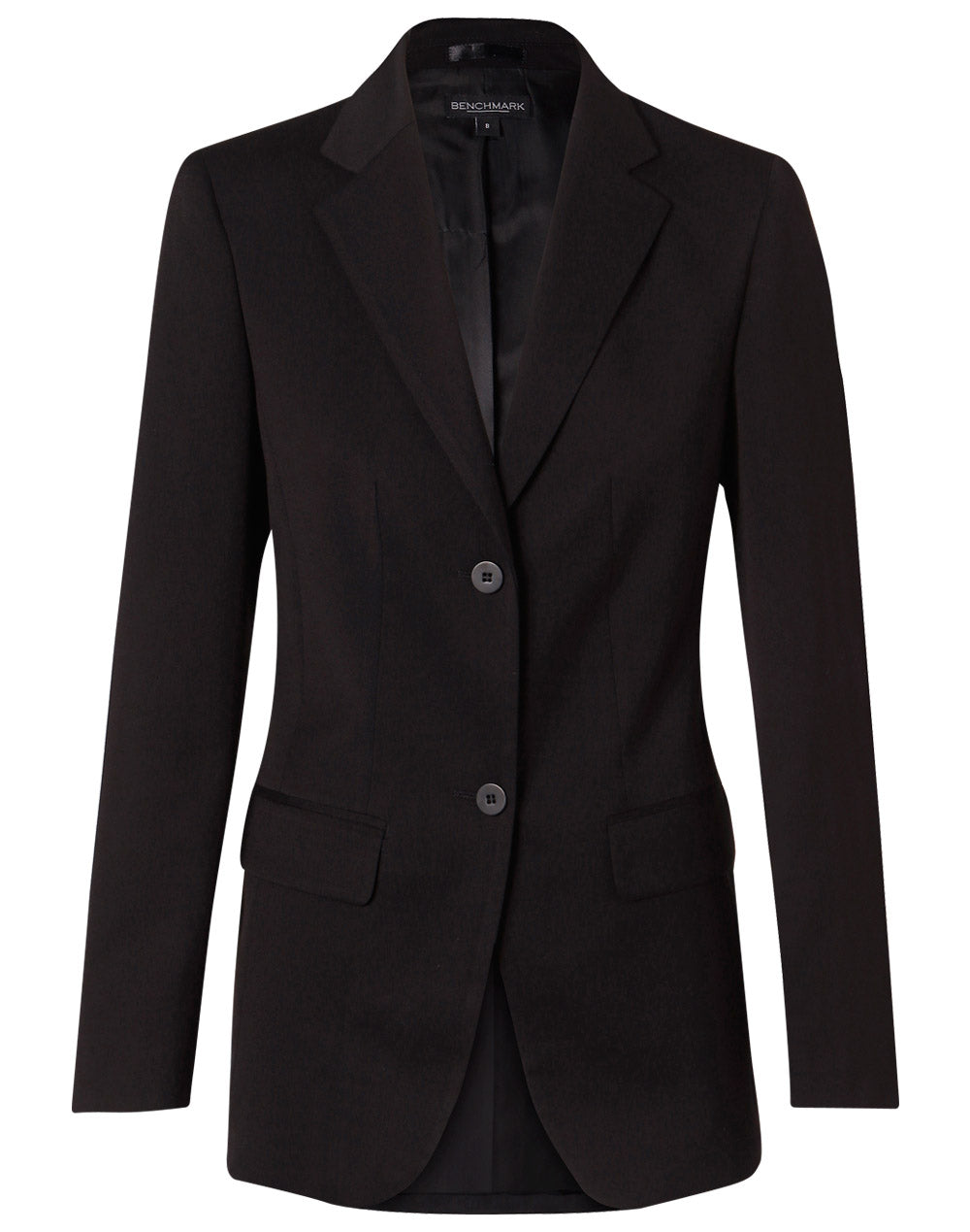 Women’s Two-Button Mid-Length Stretch Jacket