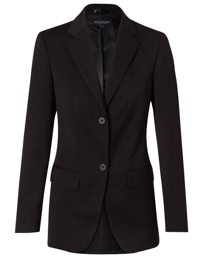 Women’s Two-Button Mid-Length Stretch Jacket