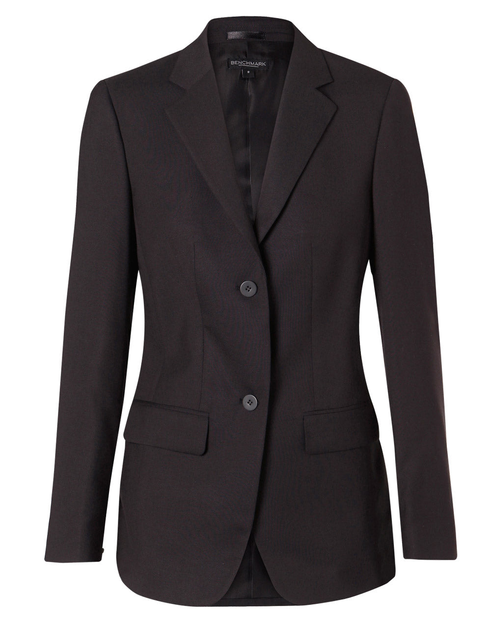 Women’s Two-Button Mid-Length Stretch Jacket