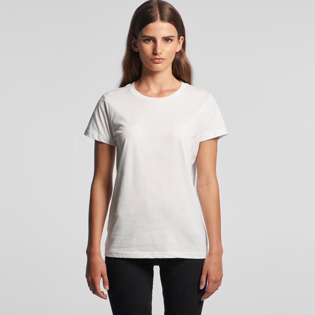 AS COLOUR MAPLE Womens Premium Crew Neck T-Shirt