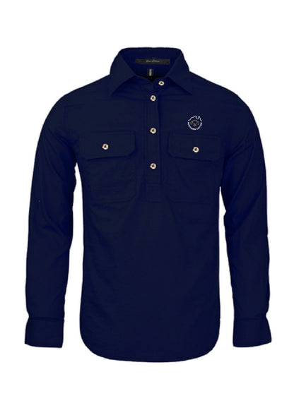 1. NORTHERN COTTON RM300CF - NAVY - Pilbara Women&