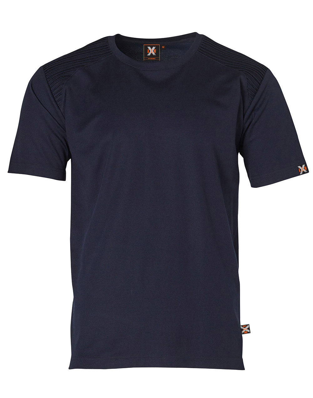TS209 unisex TrueDry shoulder panel T-shirt — Navy