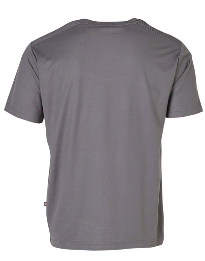 TS209 unisex TrueDry shoulder panel T-shirt — Steel Grey