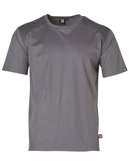 TS209 unisex TrueDry shoulder panel T-shirt — Steel Grey