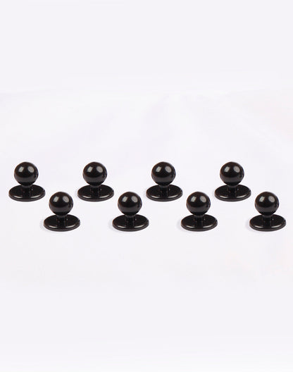 Chef Wear Exchangeable Buttons — Black