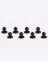 Chef Wear Exchangeable Buttons — Black