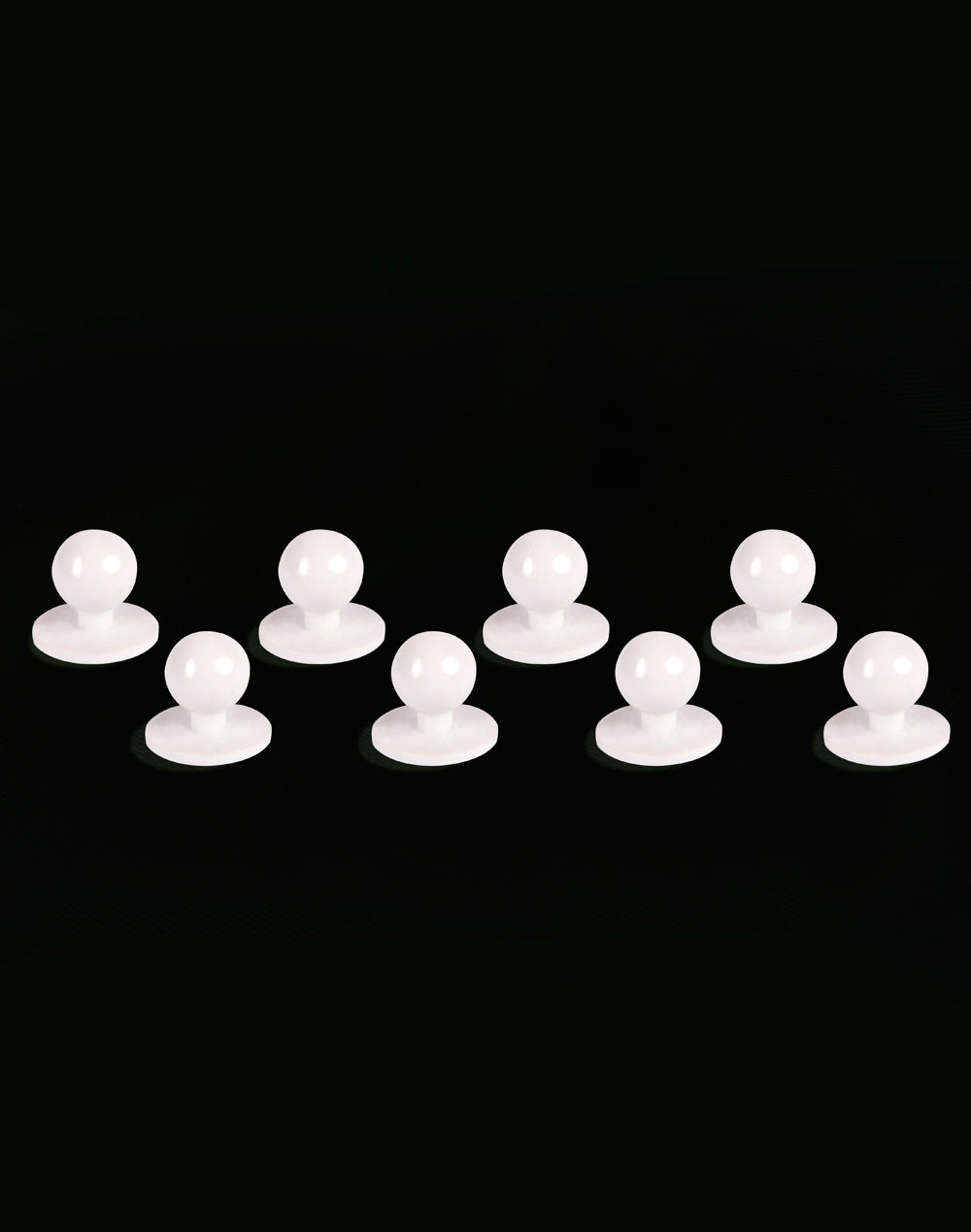 Chef Wear Exchangeable Buttons — White