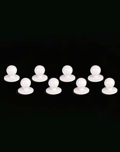 Chef Wear Exchangeable Buttons — White