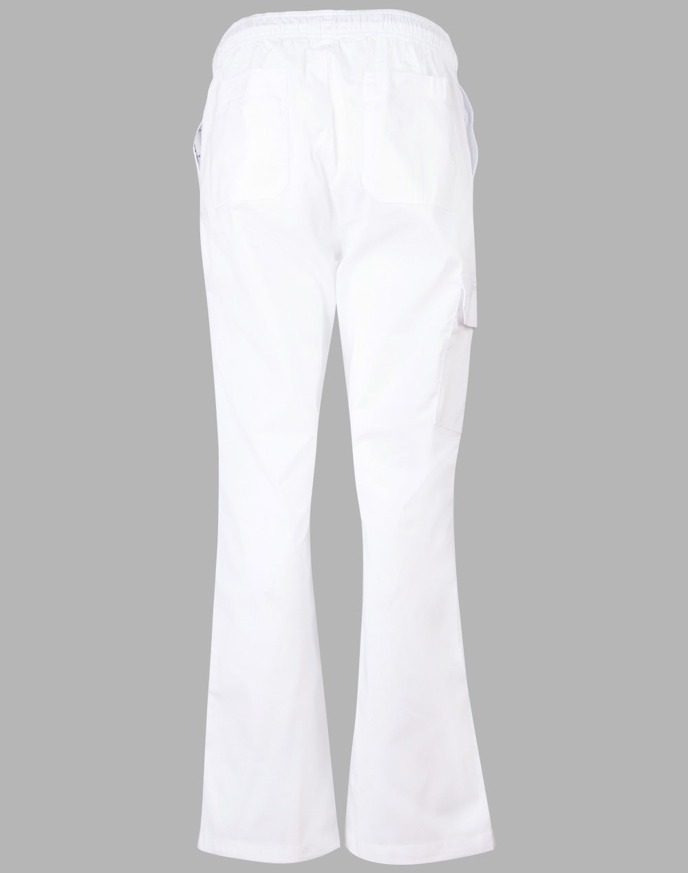 Ladies Functional Chef Pants — White Back