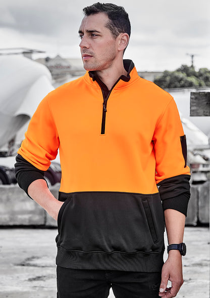 Syzmik Unisex Hi Vis Half Zip Pullover – ZT476 - image 1