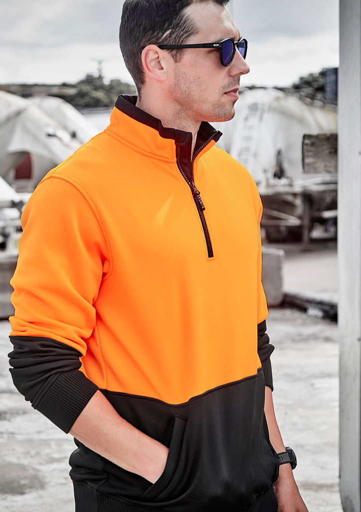 Syzmik Unisex Hi Vis Half Zip Pullover – ZT476 - image 2