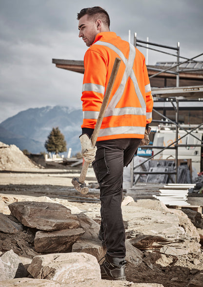 Syzmik Unisex Hi Vis X Back Rail Jumper – ZT660 - image 1