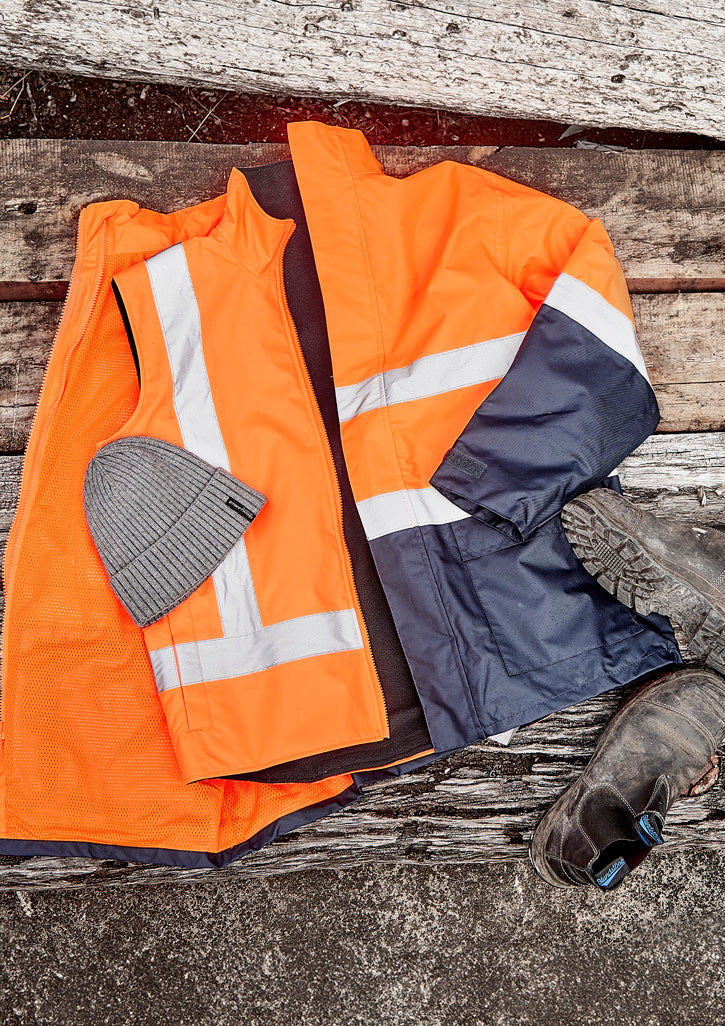 Syzmik Unisex Hi Vis Waterproof Reversible Vest – ZV228 - image 7