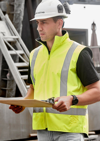 Syzmik Unisex Hi Vis Waterproof Reversible Vest – ZV228 - image 1