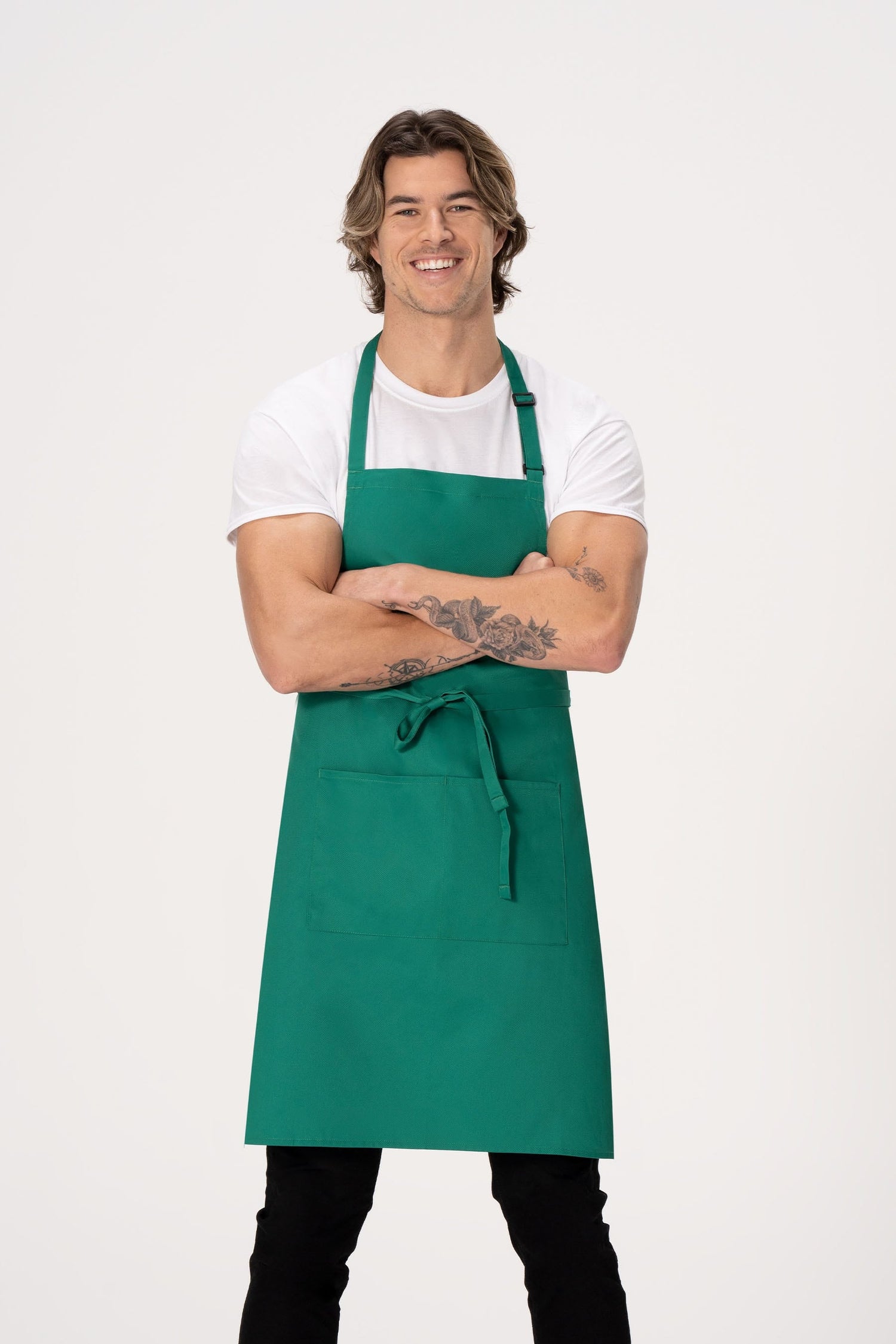 Chef Works Bib Apron – F8 - Kelly Green