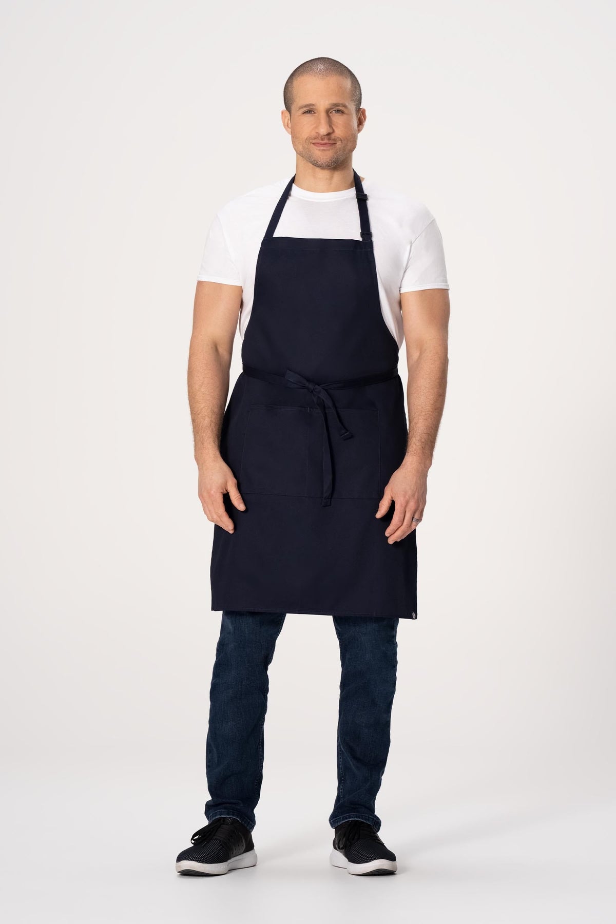 Chef Works Bib Apron – F8 - Navy