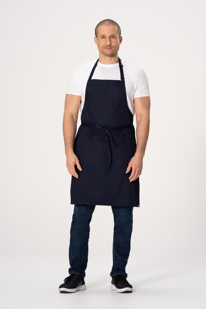 Chef Works Bib Apron – F8 - Navy