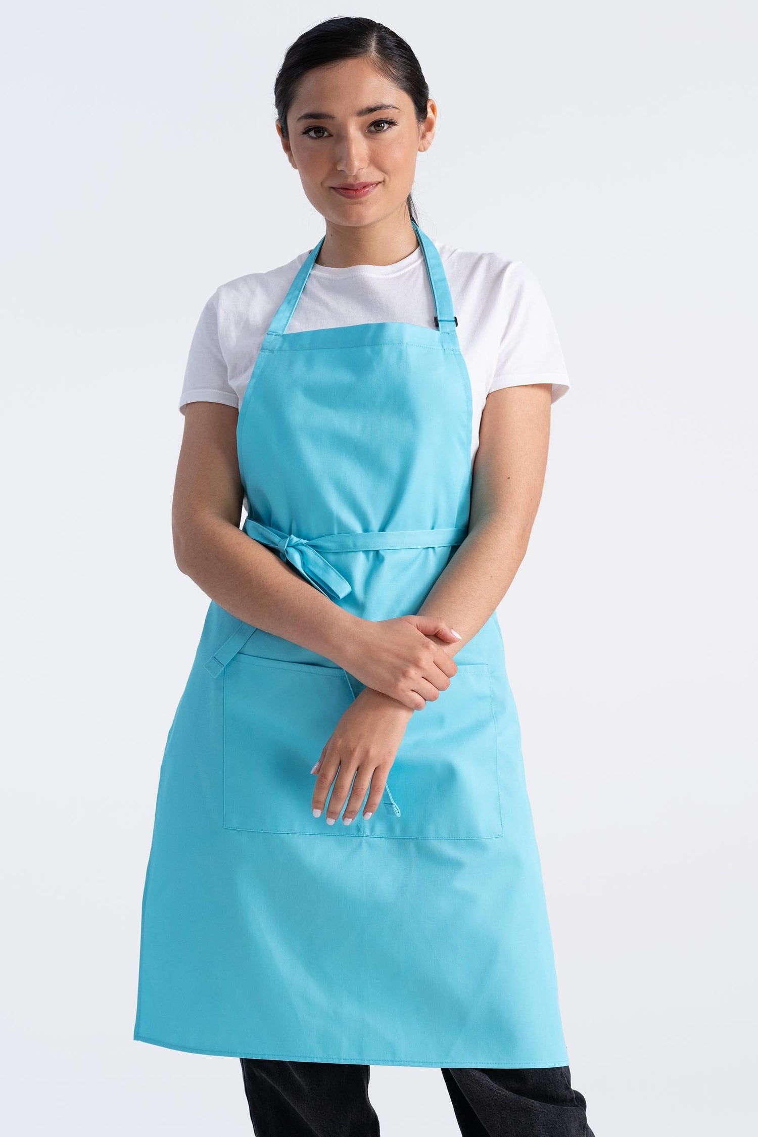 Chef Works Bib Apron – F8 - Turquoise