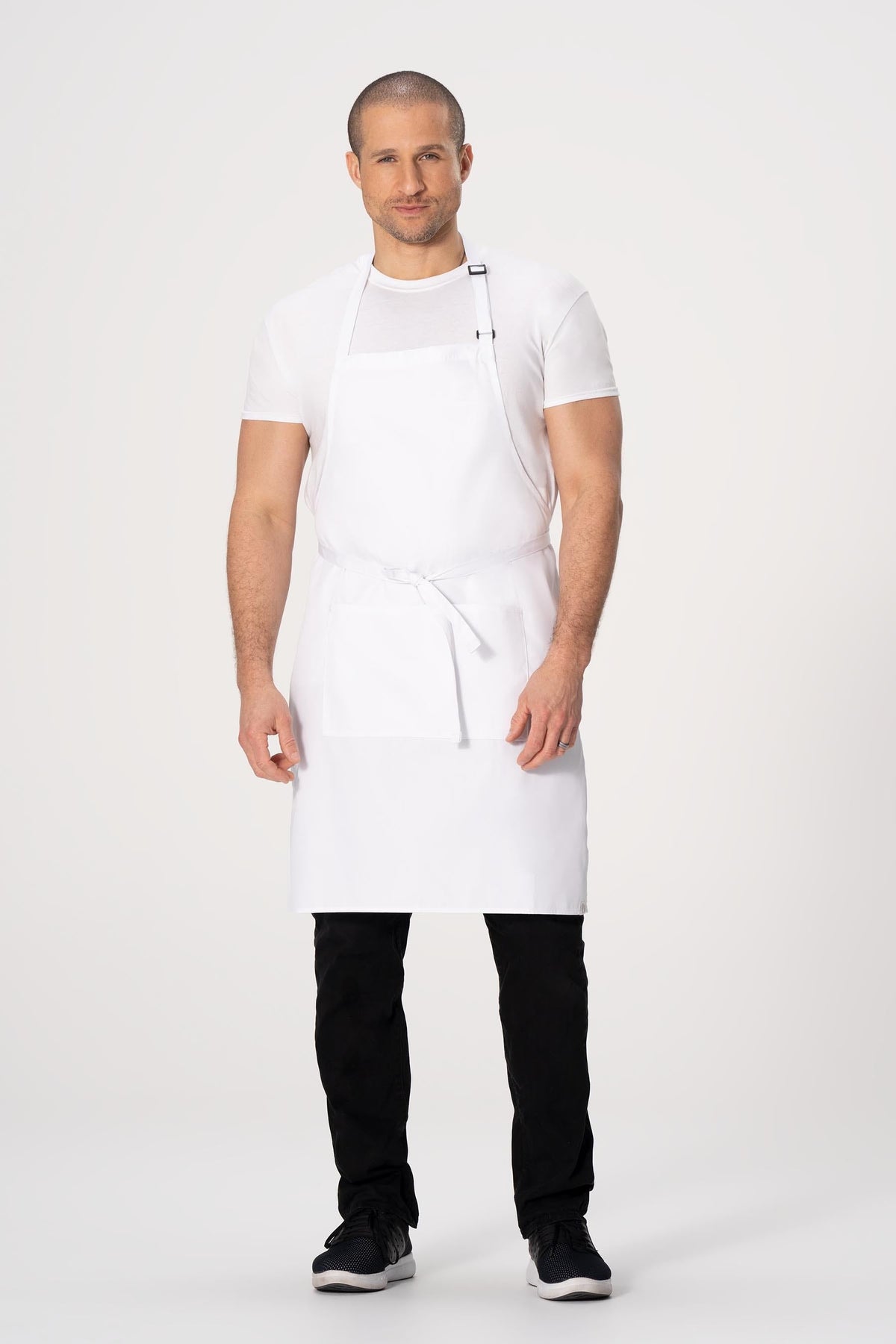 Chef Works Bib Apron – F8 - White